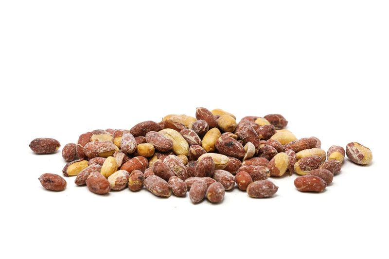 Arachides rôties à sec à peau rouge salées